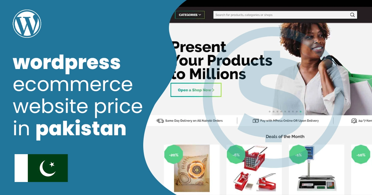 Affordable WordPress eCommerce website prices in Pakistan with expert development services.