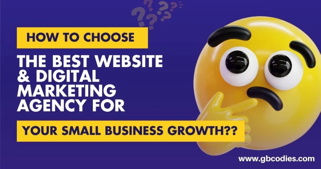 Best Website & Digital Marketing Agency for Your Small Business Growth-GBCodies
