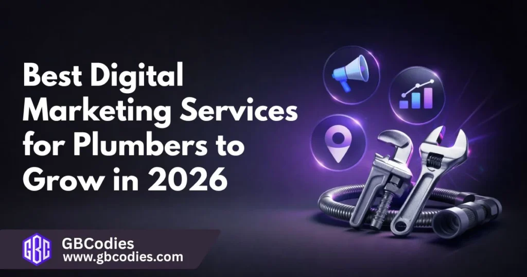 plumbing business best digital marketing services dashboard showing SEO, ads, and lead generation performance