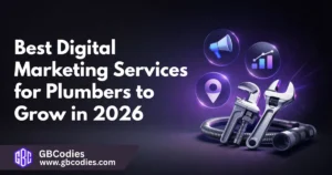 plumbing business best digital marketing services dashboard showing SEO, ads, and lead generation performance