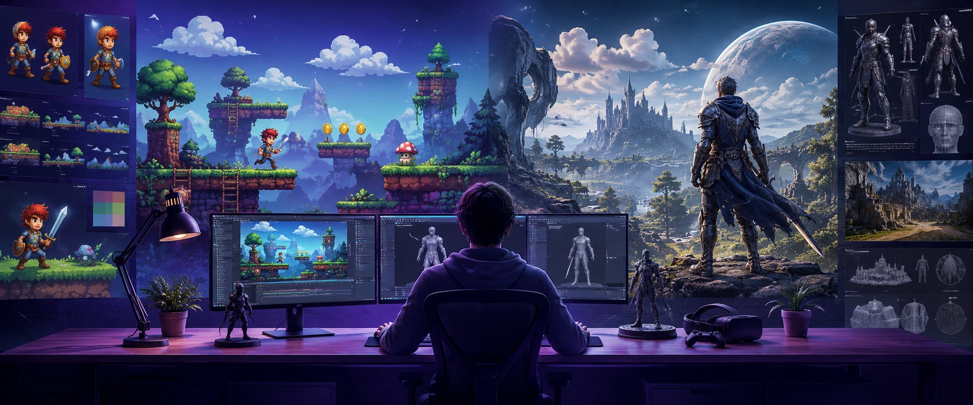game development and esports atmosphere